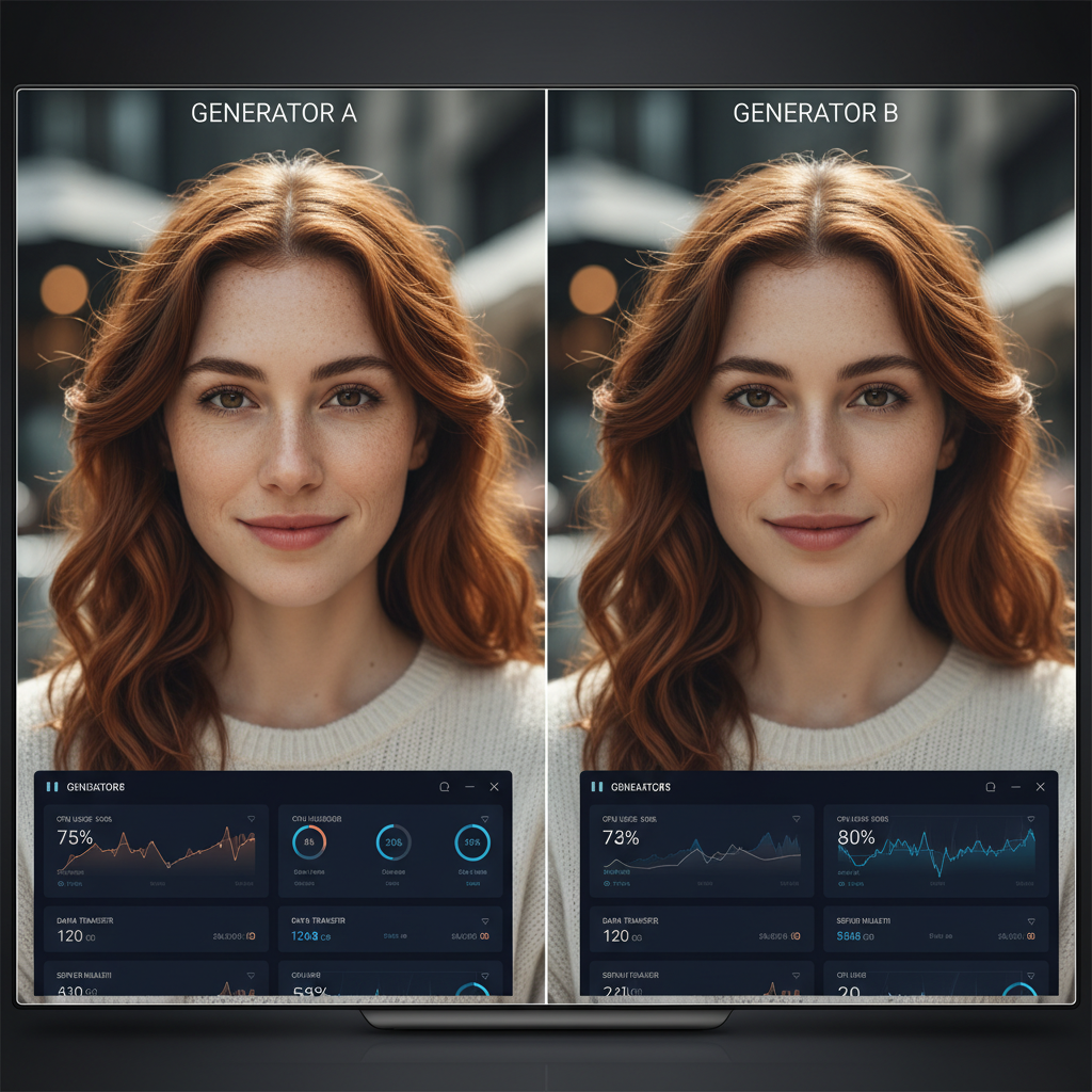 AI image generator vs Midjourney side-by-side image quality comparison
