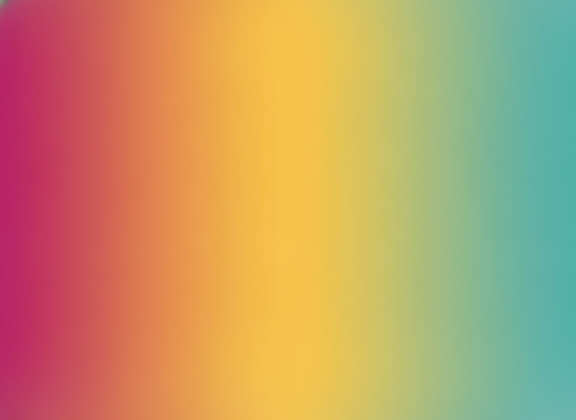 A smooth continuous colour gradient sweeping horizontally from magenta through orange and yellow into teal with no objects, edges or texture anywhere, the deliberately near-impossible puzzle