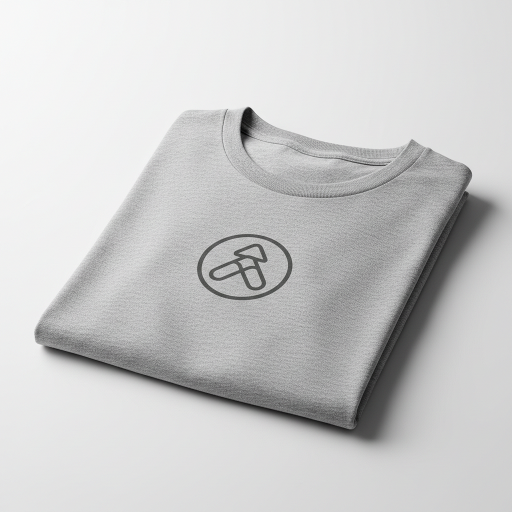 AI mockup generator t-shirt mockup with printed logo design