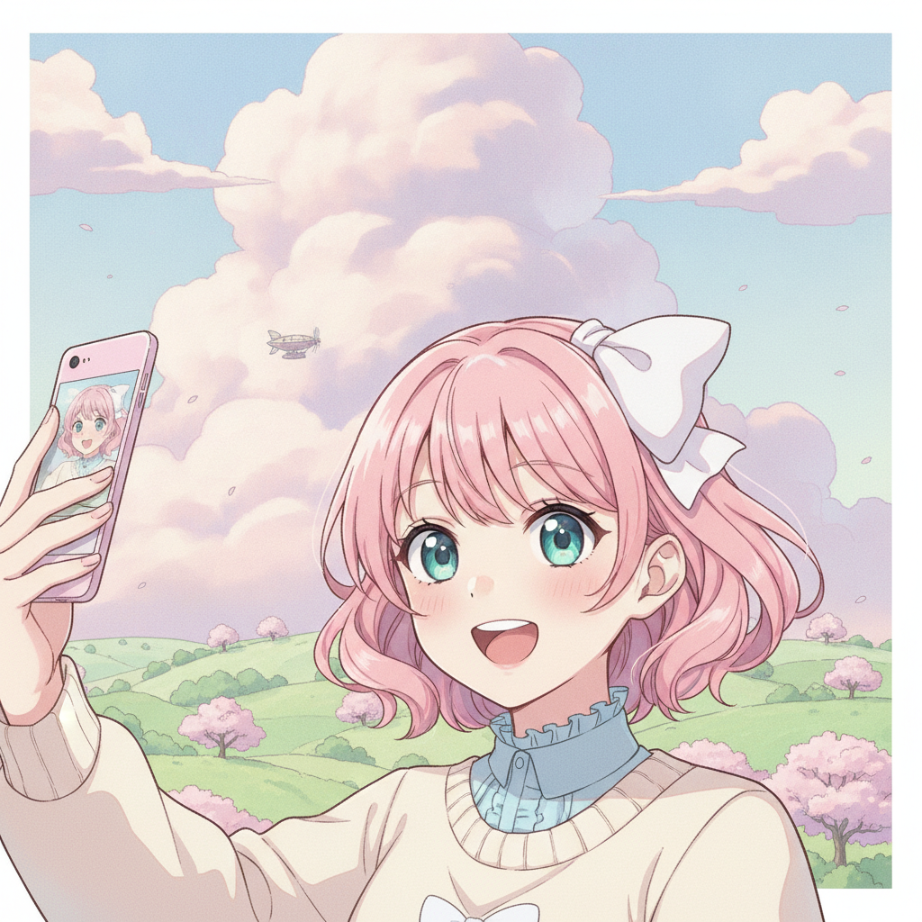 Clean professional LinkedIn selfie headshot of a woman generated with the AI selfie generator