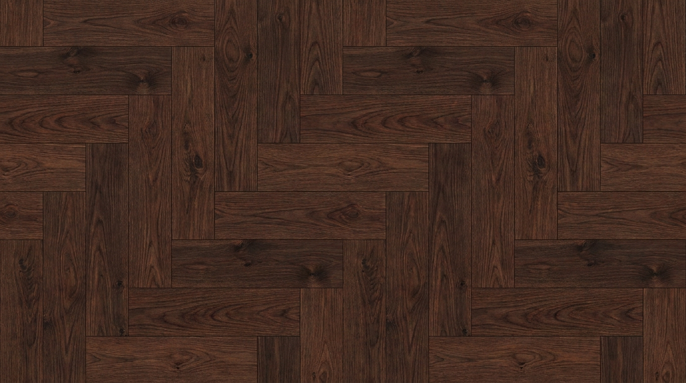 AI texture generator wood plank — seamless hardwood floor texture, dark walnut wood with rich grain pattern, tileable PBR material for Unity Unreal Engine game asset and 3D archviz scenes
