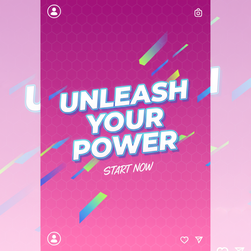 Vertical Reels and TikTok video cover graphic generated by the AI video content generator