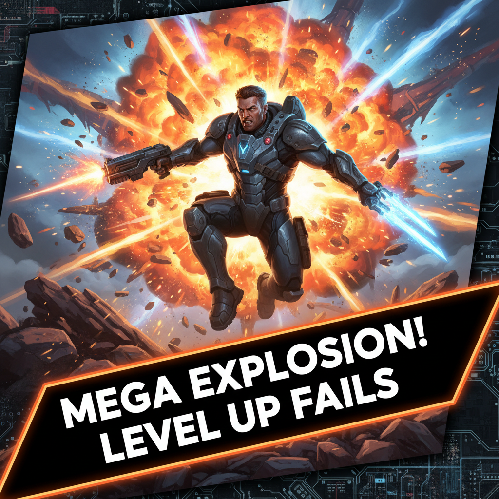 High-energy gaming video thumbnail created using the AI video content generator