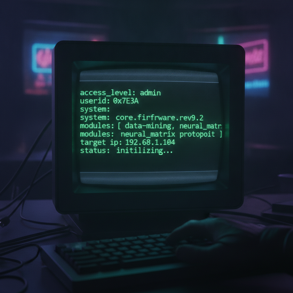 Unique YAML style — retro terminal art with green phosphor YAML configuration on a CRT screen