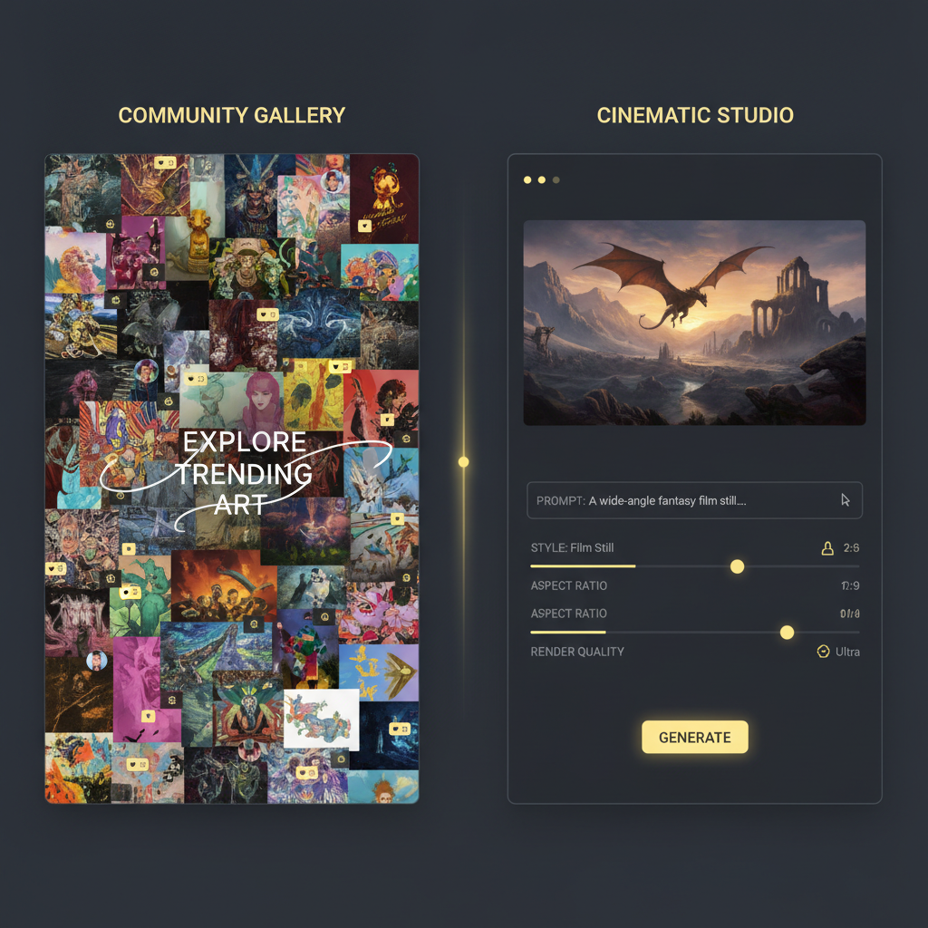 Civit vs Hluo AI tools comparison concept with two AI art platforms side by side