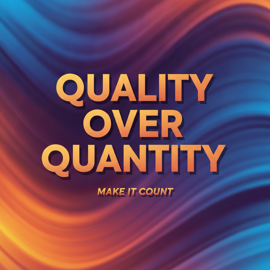 In-browser AI image generator rendering a bold motivational poster with crisp text