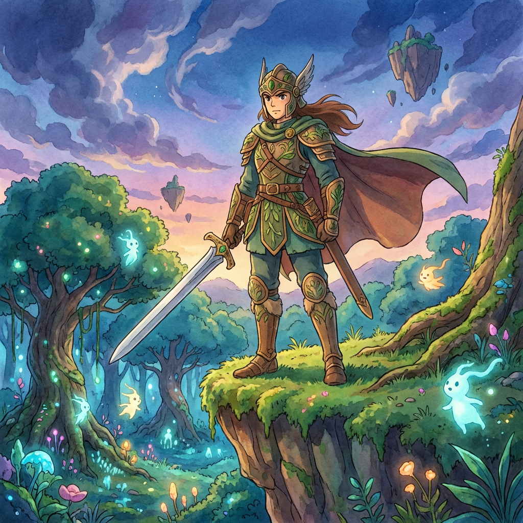 Anime-style illustration created with Nano Banana Pro AI
