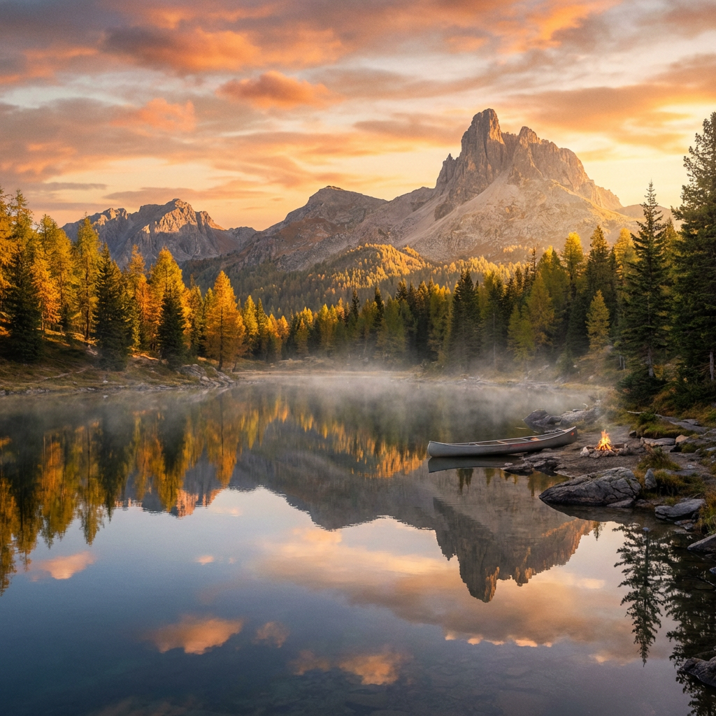Stunning landscape AI image created with Nano Banana 2