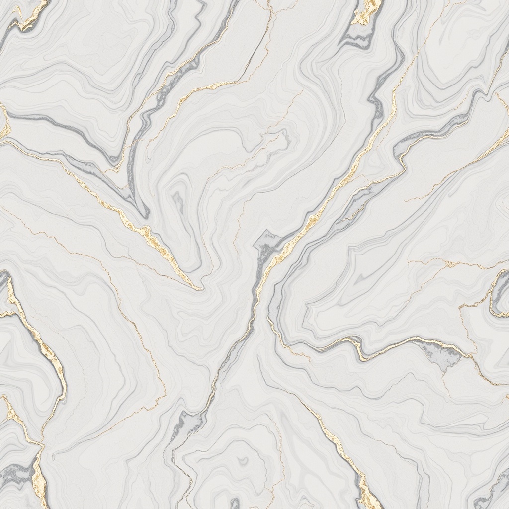 AI generated marble texture pattern with gold veining