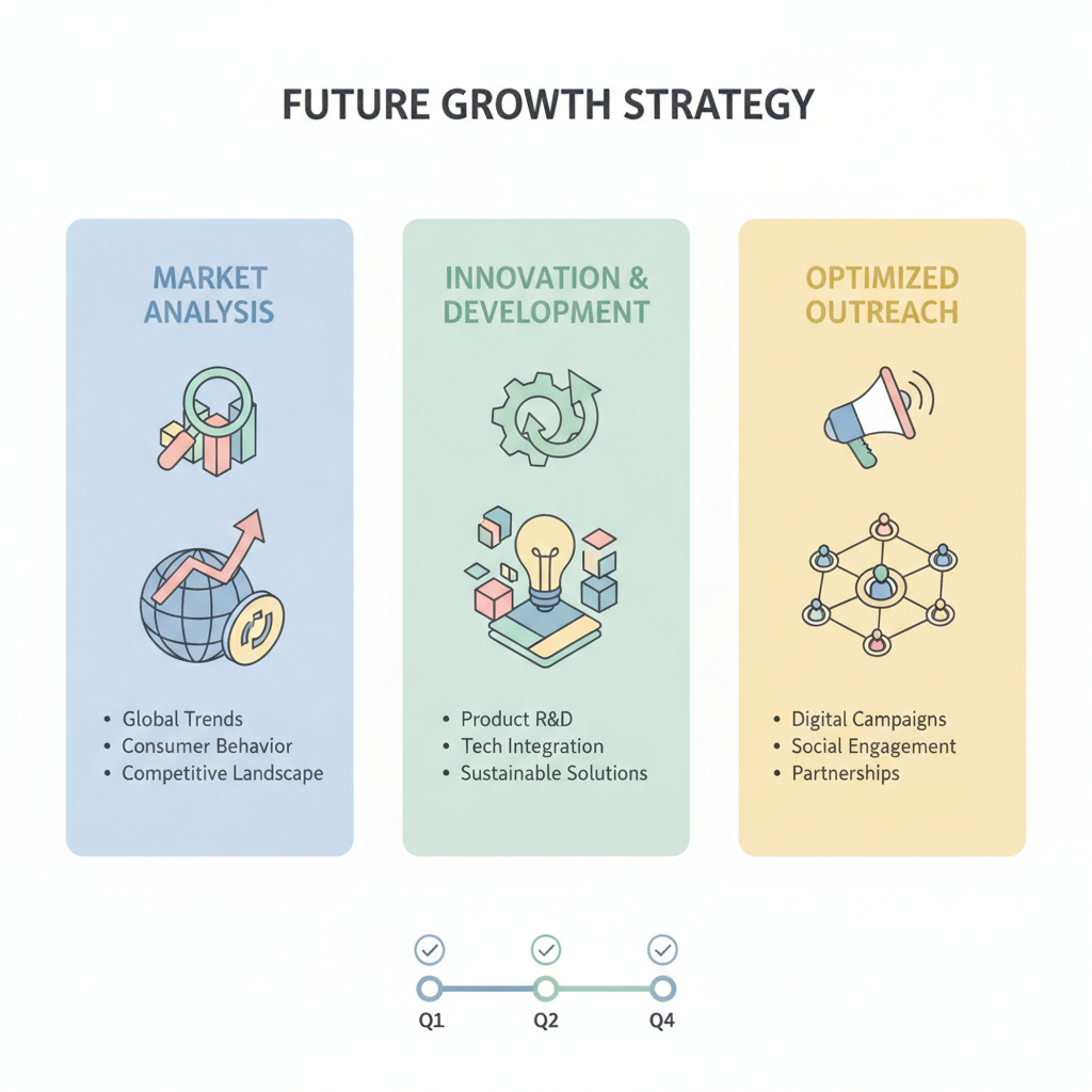 Clean modern infographic layout with readable labelled headings, flat data chart icons and isometric illustrations in a soft pastel palette